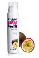 Массажная хрустящая пенка Tickle my body с ароматом маракуйи - 150 мл.